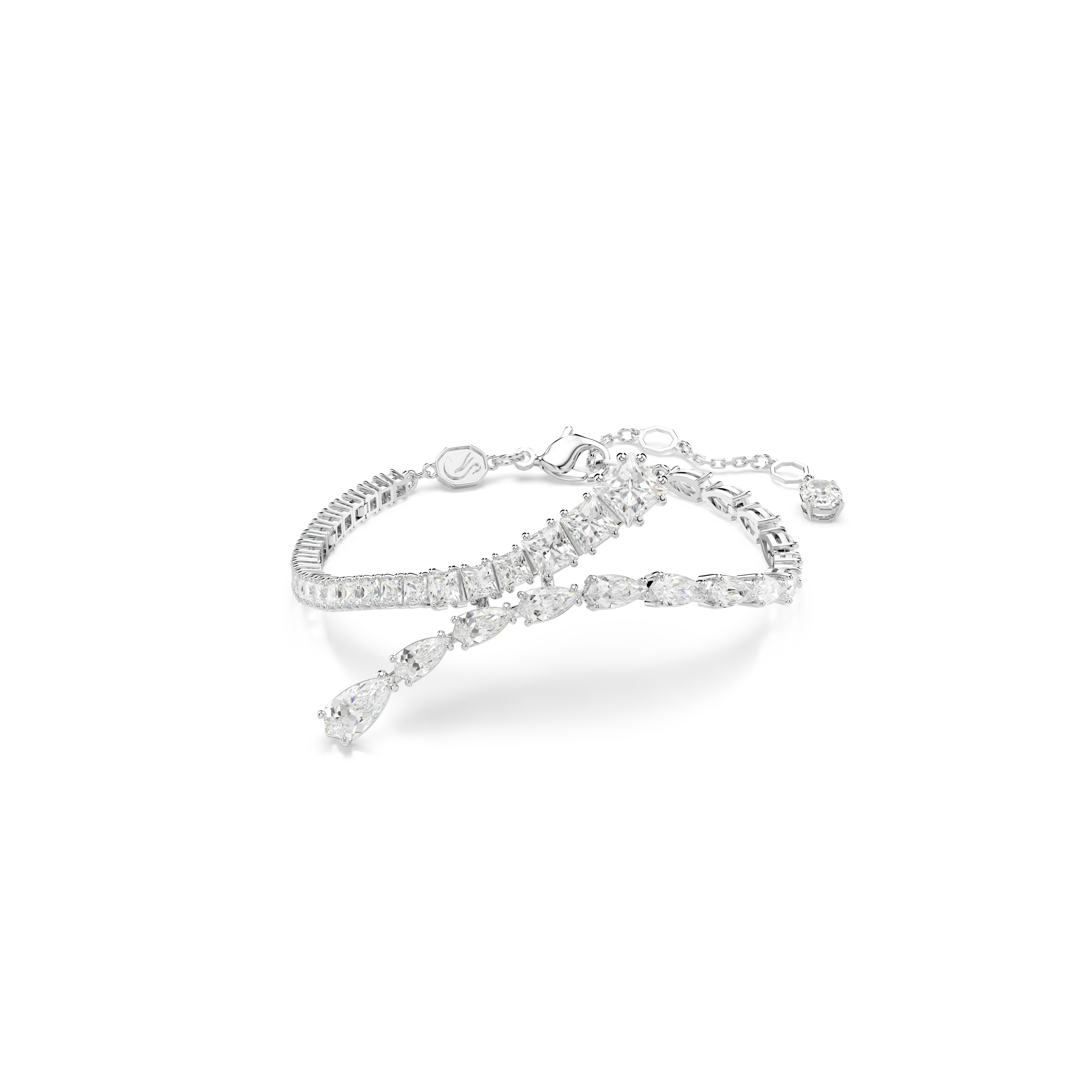Swarovski Matrix Bracelet Mixed Cuts White Rhodium Plated | Braceletes | Fashion Jewellery | Ladies bracelet | Women | Womens Swarovski Matrix Bracelet Mixed Cuts White Rhodium Plated | Braceletes | Fashion Jewellery | Ladies bracelet | Women | Womens