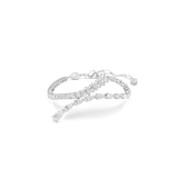 Swarovski Matrix Bracelet Mixed Cuts White Rhodium Plated