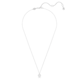 Swarovski Dextera pendant, Round cut, Sphere, White, Rhodium plated