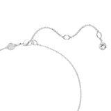 Swarovski Dextera pendant, Round cut, Sphere, White, Rhodium plated