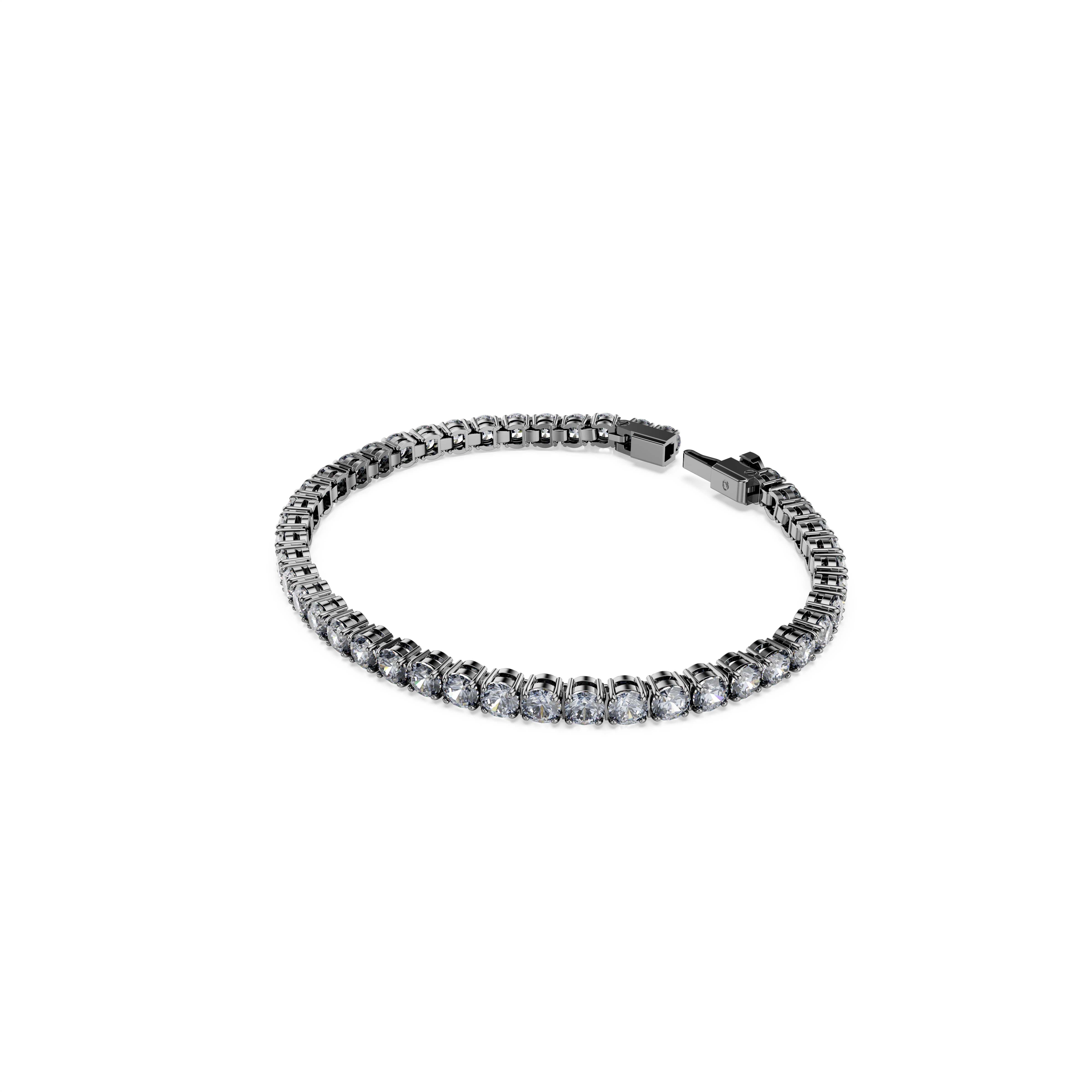 Swarovski Matrix Tennis Bracelet Round Cut Gray Ruthenium Plated | Braceletes | Fashion Jewellery | Ladies bracelet | Women | Womens Swarovski Matrix Tennis Bracelet Round Cut Gray Ruthenium Plated | Braceletes | Fashion Jewellery | Ladies bracelet | Women | Womens