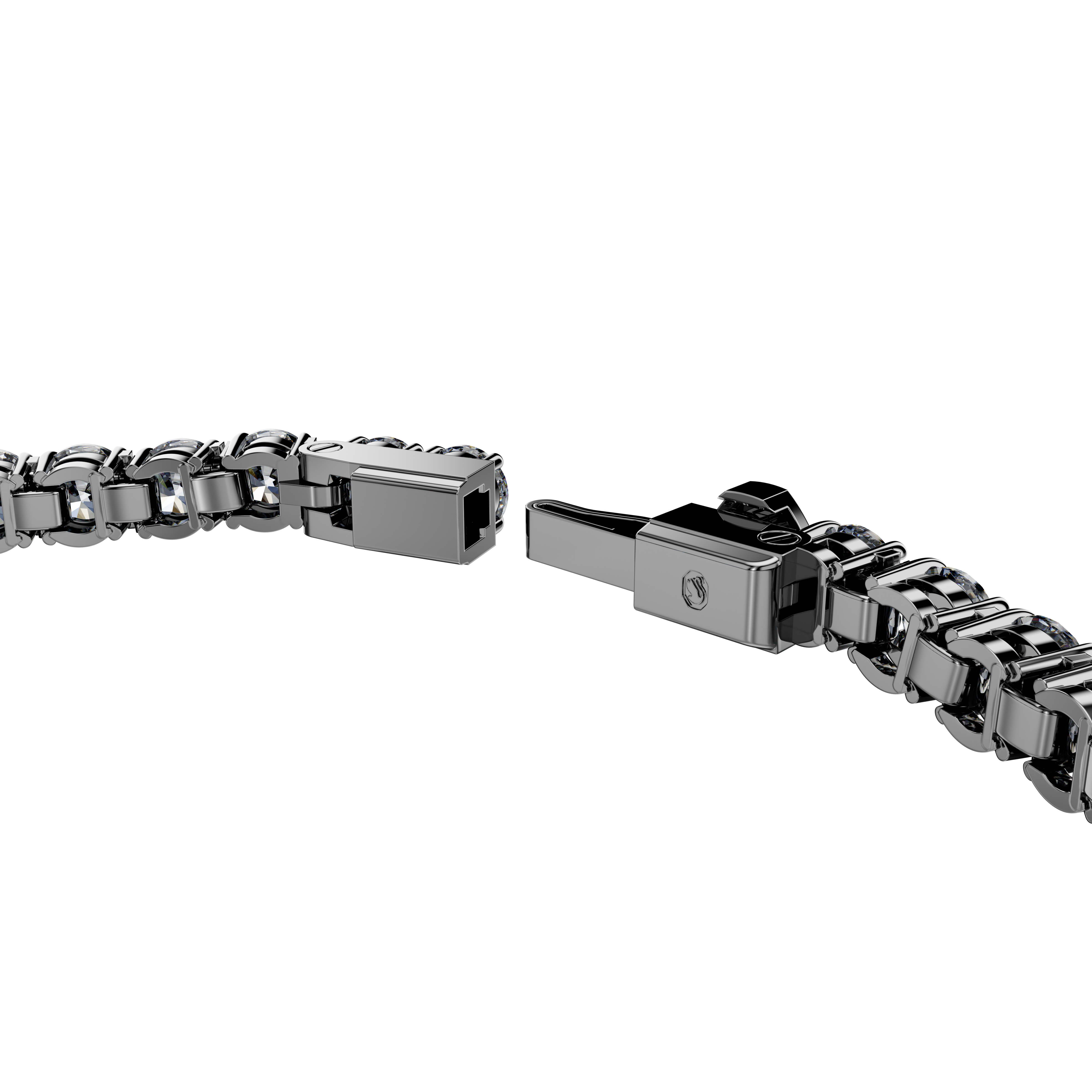 Swarovski Matrix Tennis Bracelet Round Cut Gray Ruthenium Plated | Braceletes | Fashion Jewellery | Ladies bracelet | Women | Womens Swarovski Matrix Tennis Bracelet Round Cut Gray Ruthenium Plated | Braceletes | Fashion Jewellery | Ladies bracelet | Women | Womens