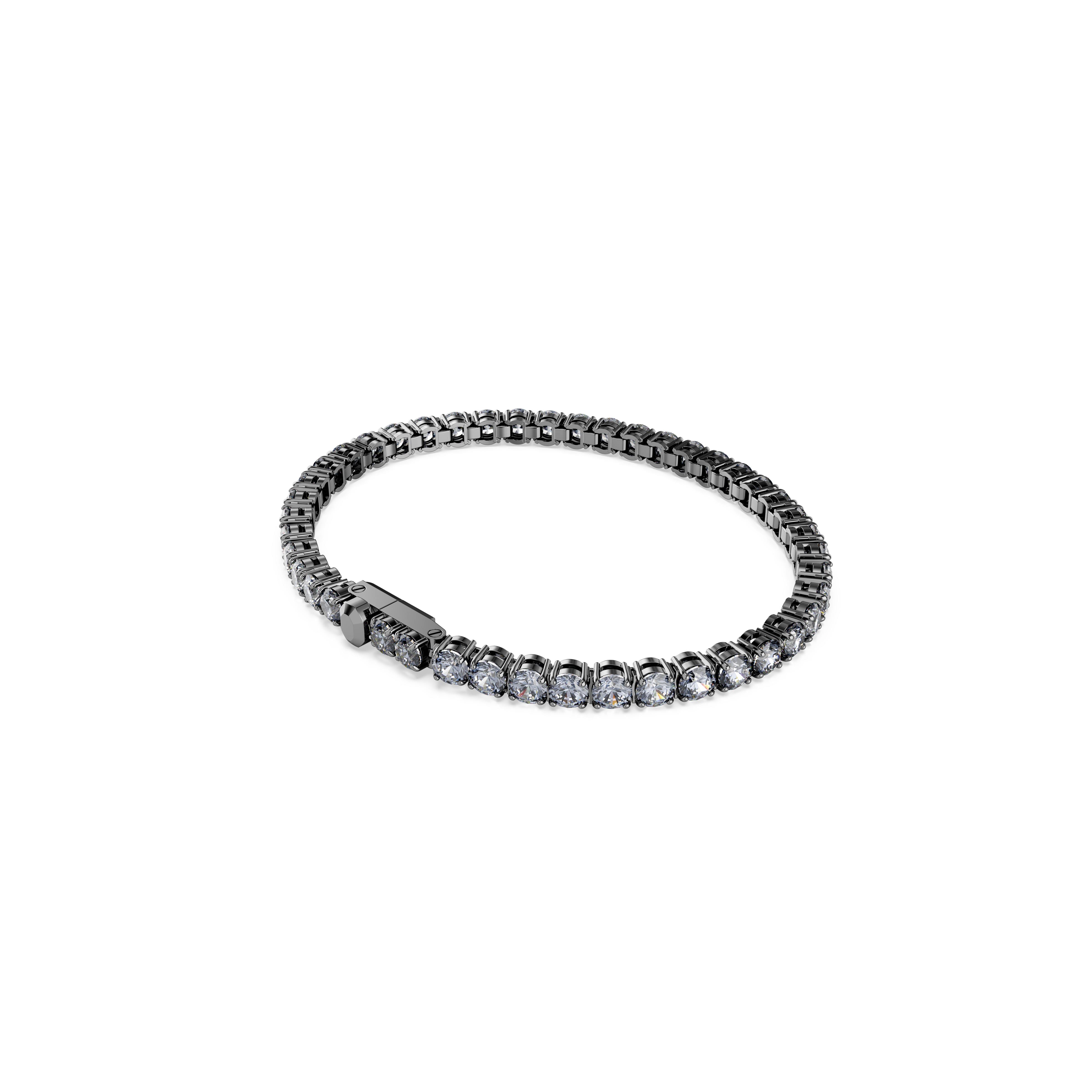 Swarovski Matrix Tennis Bracelet Round Cut Gray Ruthenium Plated | Braceletes | Fashion Jewellery | Ladies bracelet | Women | Womens Swarovski Matrix Tennis Bracelet Round Cut Gray Ruthenium Plated | Braceletes | Fashion Jewellery | Ladies bracelet | Women | Womens