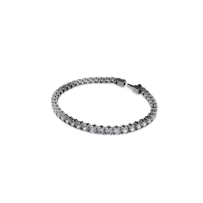 Swarovski Matrix Tennis Bracelet Round Cut Silver Gray Ruthenium Plated | Braceletes | Fashion Jewellery | FYFL | Ladies bracelet | Women | Womens Swarovski Matrix Tennis Bracelet Round Cut Silver Gray Ruthenium Plated | Braceletes | Fashion Jewellery | FYFL | Ladies bracelet | Women | Womens