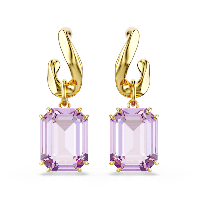 Swarovski Millenia Drop Earrings Octagon Cut Purple Gold-Tone Plated | Accessories | departure-to-desk | Earrings | Fashion Jewellery | Women | Women Earrings | Womens Swarovski Millenia Drop Earrings Octagon Cut Purple Gold-Tone Plated | Accessories | departure-to-desk | Earrings | Fashion Jewellery | Women | Women Earrings | Womens