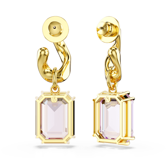 Swarovski Millenia Drop Earrings Octagon Cut Purple Gold-Tone Plated | Accessories | departure-to-desk | Earrings | Fashion Jewellery | Women | Women Earrings | Womens Swarovski Millenia Drop Earrings Octagon Cut Purple Gold-Tone Plated | Accessories | departure-to-desk | Earrings | Fashion Jewellery | Women | Women Earrings | Womens