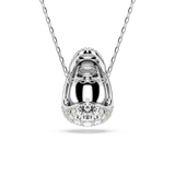 Swarovski Sublima Pendant Round Cut White Rhodium Plated