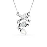 Swarovski Hyperbola Pendant Mixed Cuts White Rhodium Plated