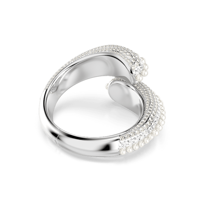 Swarovski Sublima Cuff Statement, Crystal Pearl, Round cut, White, Rhodium plated, Small | Braceletes | Fashion Jewellery | FYFL | Ladies bracelet | New Prices | Women | Womens Swarovski Sublima Cuff Statement, Crystal Pearl, Round cut, White, Rhodium plated, Small | Braceletes | Fashion Jewellery | FYFL | Ladies bracelet | New Prices | Women | Womens