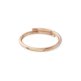 Swarovski Dextera Bangle Magnetic Closure White Rose Gold-Tone Plated