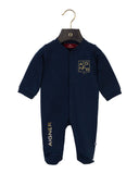 Aigner Kids New Born Boy's Set of Sleepsuit & Hat