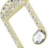 Swarovski Holiday Magic Double Music Note Ornament