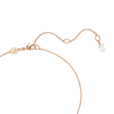 Swarovski Hyperbola pendant, Mixed cuts, White, Rose gold-tone plated