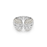 Swarovski Sublima Cocktail Ring Round Cut White Rhodium Plated