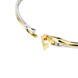 Swarovski Hyperbola Choker Round Cut White Mixed Metal Finish