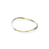 Swarovski Hyperbola Choker Round Cut White Mixed Metal Finish