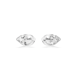 Swarovski Lucent Stud Earrings Pave, Spike, White, Rhodium plated