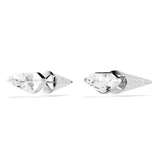Swarovski Lucent Stud Earrings Pave, Spike, White, Rhodium plated | Fashion Jewellery | FYFL | Women | Women Earrings | Womens Swarovski Lucent Stud Earrings Pave, Spike, White, Rhodium plated | Fashion Jewellery | FYFL | Women | Women Earrings | Womens