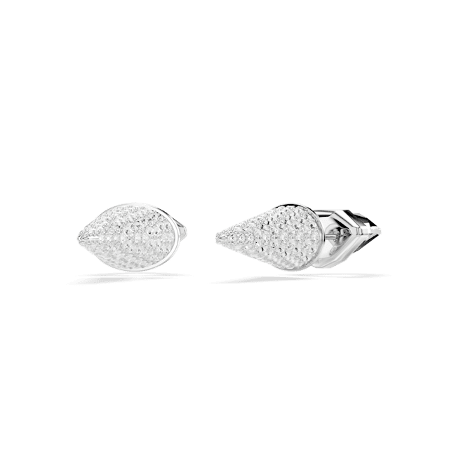 Swarovski Lucent Stud Earrings Pave, Spike, White, Rhodium plated | Fashion Jewellery | FYFL | Women | Women Earrings | Womens Swarovski Lucent Stud Earrings Pave, Spike, White, Rhodium plated | Fashion Jewellery | FYFL | Women | Women Earrings | Womens