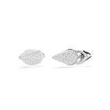 Swarovski Lucent Stud Earrings Pave, Spike, White, Rhodium plated