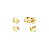 Swarovski Imber Earring Jackets Asymmetrical Design Mixed Cuts White Gold-Tone Plated