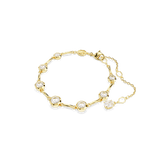 Swarovski Imber Tennis Bracelet Mixed Round Cuts White Gold-Tone Plated