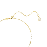 Swarovski Chroma pendant Octagon cut Green Gold-tone plated