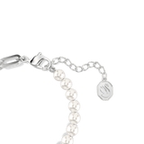 Swarovski Swan Bracelet Crystal Pearl Swan Black Rhodium Plated