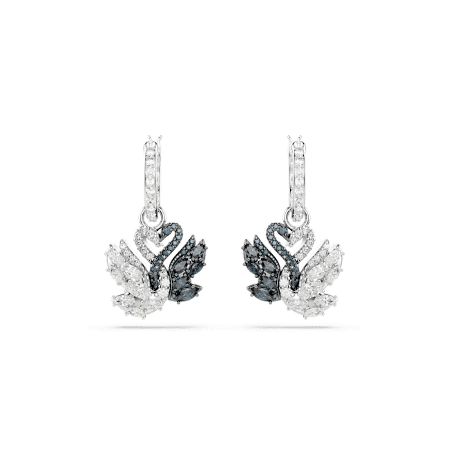 Swarovski Swan Drop Earrings Swan Black Rhodium plated | Accessories | departure-to-desk | Earrings | Fashion Jewellery | Women | Women Earrings | Womens Swarovski Swan Drop Earrings Swan Black Rhodium plated | Accessories | departure-to-desk | Earrings | Fashion Jewellery | Women | Women Earrings | Womens