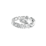 Swarovski Millenia Tennis Bracelet Octagon Cut White Rhodium Plated