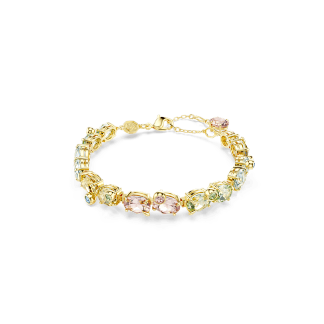 Swarovski Gema Tennis Bracelet Mixed Cuts Multicolored Gold-Tone Plated | Accessories | Braceletes | Fashion Jewellery | Ladies bracelet | Women | Womens Swarovski Gema Tennis Bracelet Mixed Cuts Multicolored Gold-Tone Plated | Accessories | Braceletes | Fashion Jewellery | Ladies bracelet | Women | Womens