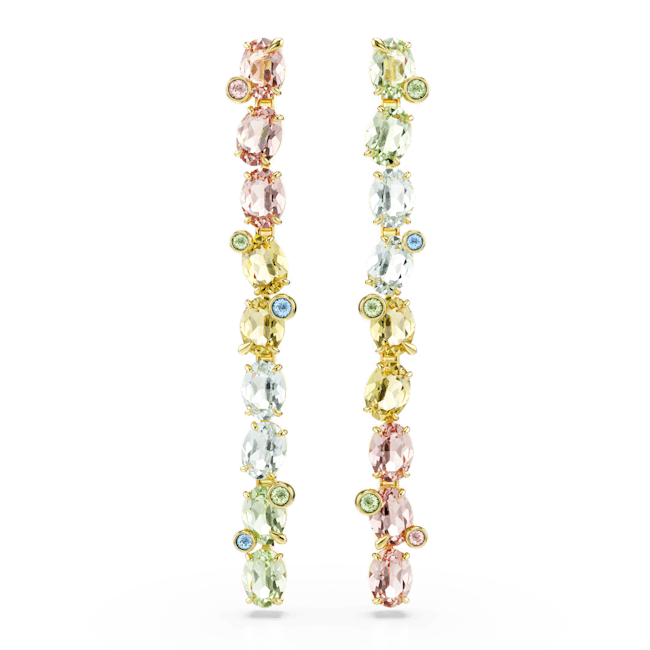 Swarovski Gema Drop Earrings Asymmetrical design Mixed cuts Multicolored Gold-tone plated | Accessories | Earrings | Fashion Jewellery | Women | Women Earrings | Womens Swarovski Gema Drop Earrings Asymmetrical design Mixed cuts Multicolored Gold-tone plated | Accessories | Earrings | Fashion Jewellery | Women | Women Earrings | Womens