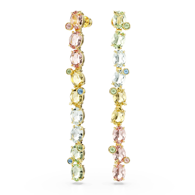 Swarovski Gema Drop Earrings Asymmetrical design Mixed cuts Multicolored Gold-tone plated | Accessories | Earrings | Fashion Jewellery | Women | Women Earrings | Womens Swarovski Gema Drop Earrings Asymmetrical design Mixed cuts Multicolored Gold-tone plated | Accessories | Earrings | Fashion Jewellery | Women | Women Earrings | Womens