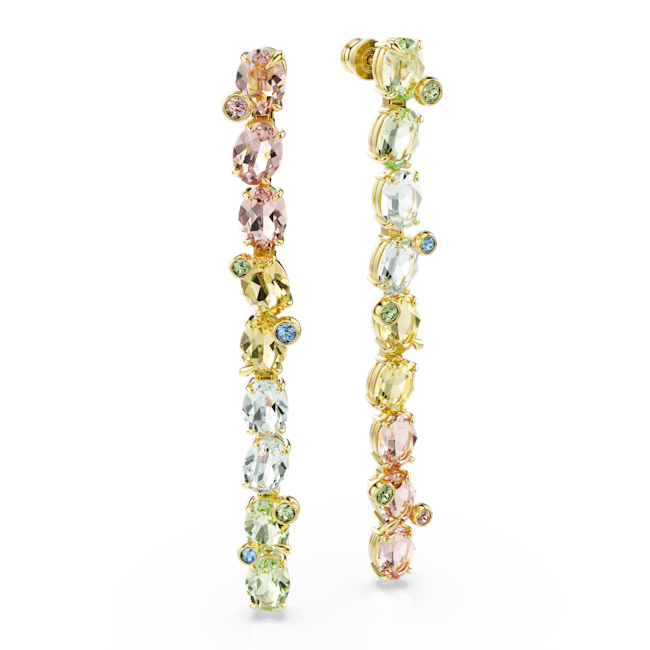 Swarovski Gema Drop Earrings Asymmetrical design Mixed cuts Multicolored Gold-tone plated | Accessories | Earrings | Fashion Jewellery | Women | Women Earrings | Womens Swarovski Gema Drop Earrings Asymmetrical design Mixed cuts Multicolored Gold-tone plated | Accessories | Earrings | Fashion Jewellery | Women | Women Earrings | Womens