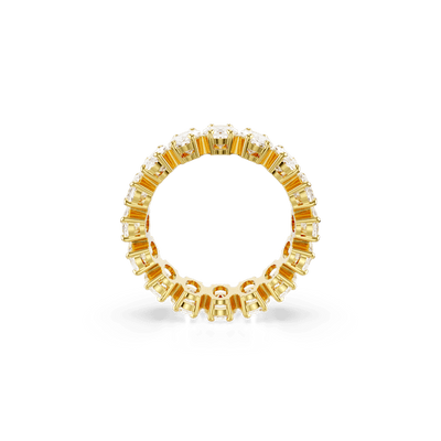 Swarovski Matrix Ring Oval cut White Gold-tone plated