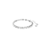 Swarovski Matrix Tennis Bracelet Baguette Cut White Rhodium Plated