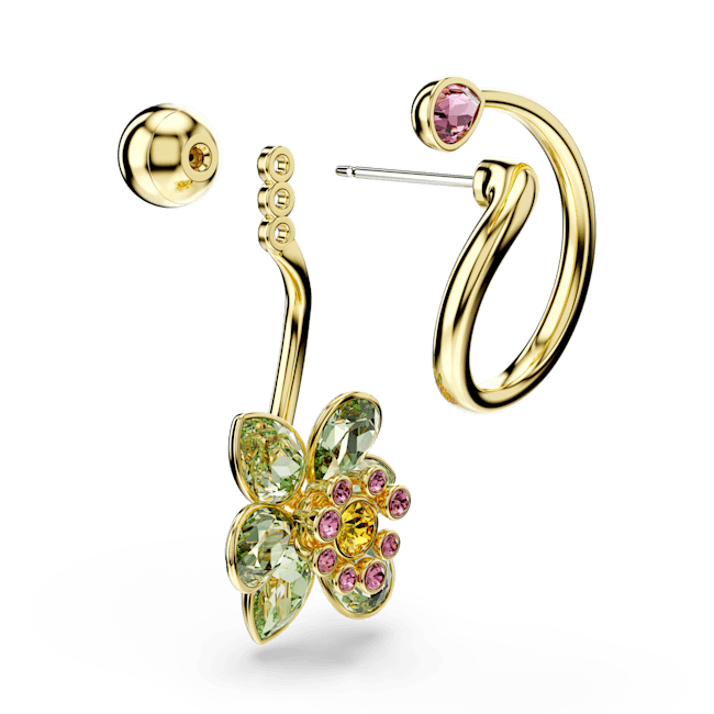 Swarovski Idyllia Drop Earrings Asymmetrical design Mixed cuts Flower Multicolored Gold-tone plated | Accessories | Earrings | Fashion Jewellery | Women | Women Earrings | Womens Swarovski Idyllia Drop Earrings Asymmetrical design Mixed cuts Flower Multicolored Gold-tone plated | Accessories | Earrings | Fashion Jewellery | Women | Women Earrings | Womens