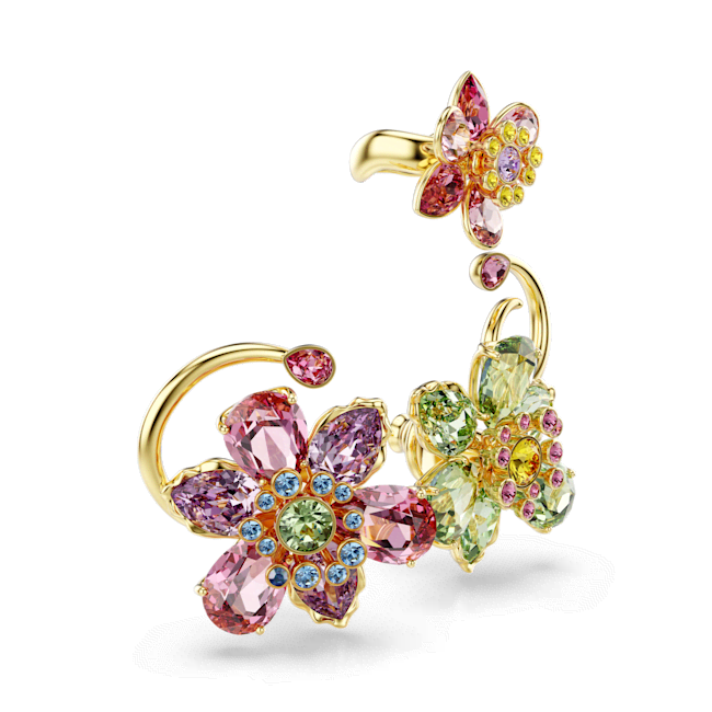 Swarovski Idyllia Ear Cuff Set (3) Asymmetrical design Mixed cuts Flower Multicolored Gold-tone plated | Accessories | Earrings | Fashion Jewellery | Spring Festival | Women | Women Earrings | Womens Swarovski Idyllia Ear Cuff Set (3) Asymmetrical design Mixed cuts Flower Multicolored Gold-tone plated | Accessories | Earrings | Fashion Jewellery | Spring Festival | Women | Women Earrings | Womens
