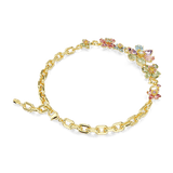 Swarovski Idyllia Necklace Mixed cuts Flower Multicolored Gold-tone plated