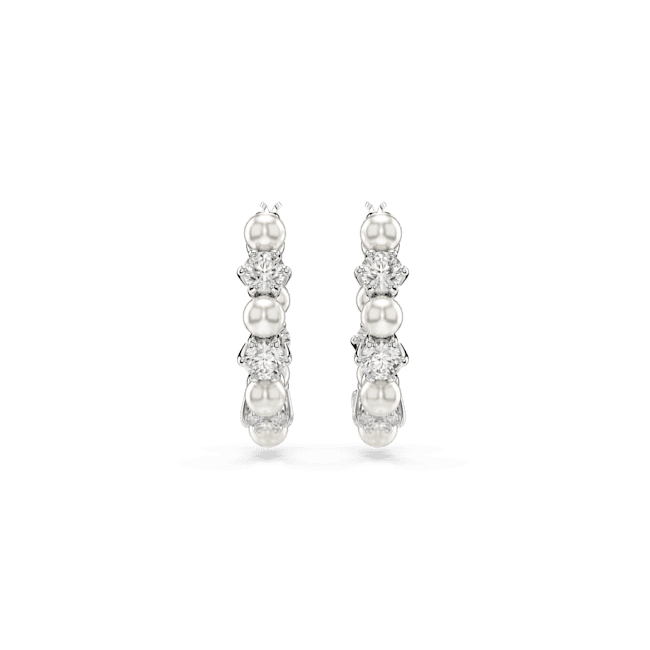 Swarovski Matrix Drop Earrings Crystal pearl Round cut White Rhodium plated | Accessories | departure-to-desk | Earrings | Fashion Jewellery | Women | Women Earrings | Womens Swarovski Matrix Drop Earrings Crystal pearl Round cut White Rhodium plated | Accessories | departure-to-desk | Earrings | Fashion Jewellery | Women | Women Earrings | Womens