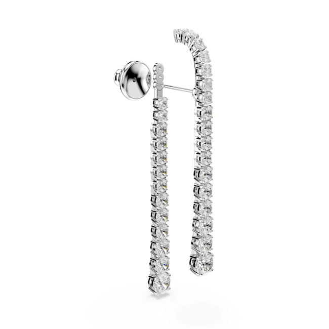 Swarovski Matrix Drop Earrings Gradient of round cuts White Rhodium plated | Accessories | Earrings | Fashion Jewellery | Women | Women Earrings | Womens Swarovski Matrix Drop Earrings Gradient of round cuts White Rhodium plated | Accessories | Earrings | Fashion Jewellery | Women | Women Earrings | Womens