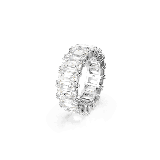 Swarovski Matrix Vittore Ring Baguette cut White Rhodium plated | Accessories | departure-to-desk | Fashion Jewellery | Ring | Spring Festival | Women | Women Rings | Womens Swarovski Matrix Vittore Ring Baguette cut White Rhodium plated | Accessories | departure-to-desk | Fashion Jewellery | Ring | Spring Festival | Women | Women Rings | Womens