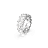 Swarovski Matrix Vittore Ring Baguette cut White Rhodium plated