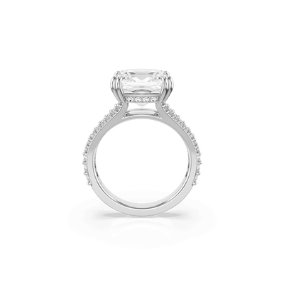 Swarovski Stilla Ring Square cut White Silver-Tone Finish