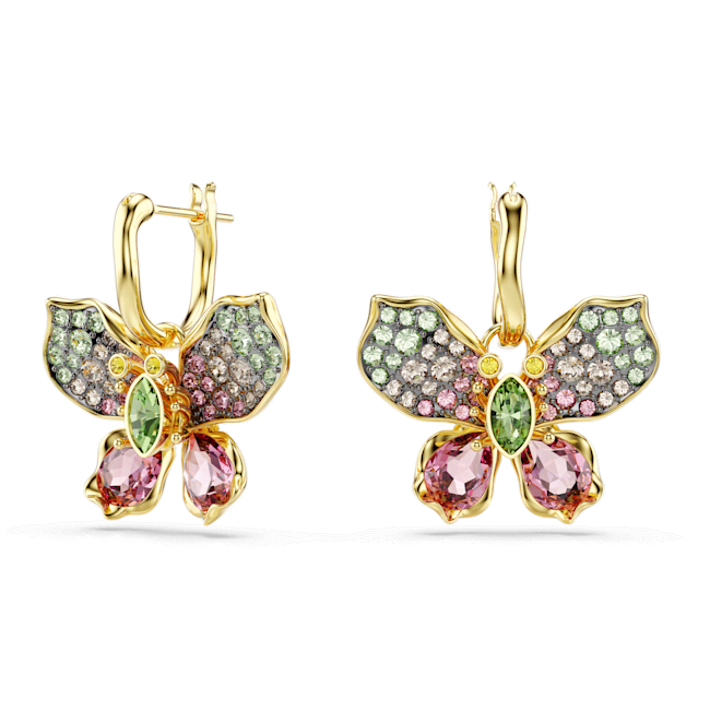 Swarovski Idyllia Drop Earrings Mixed cuts Pavé Butterfly Multicolored Gold-tone plated | Accessories | departure-to-desk | Earrings | Fashion Jewellery | Women | Women Earrings | Womens Swarovski Idyllia Drop Earrings Mixed cuts Pavé Butterfly Multicolored Gold-tone plated | Accessories | departure-to-desk | Earrings | Fashion Jewellery | Women | Women Earrings | Womens