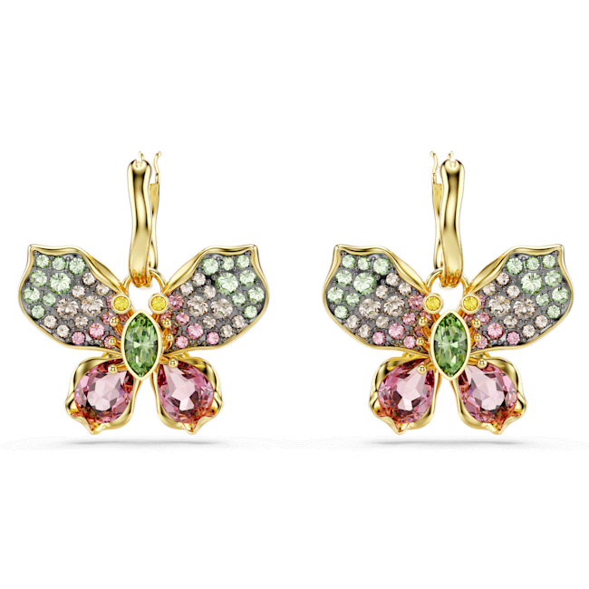 Swarovski Idyllia Drop Earrings Mixed cuts Pavé Butterfly Multicolored Gold-tone plated | Accessories | departure-to-desk | Earrings | Fashion Jewellery | Women | Women Earrings | Womens Swarovski Idyllia Drop Earrings Mixed cuts Pavé Butterfly Multicolored Gold-tone plated | Accessories | departure-to-desk | Earrings | Fashion Jewellery | Women | Women Earrings | Womens