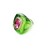 Swarovski Dulcis cocktail Ring Cushion cut Pavé Multicolored