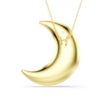 Swarovski Sublima pendant Moon Gold tone Gold-tone plated