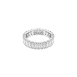 Swarovski Matrix Ring Baguette cut White Silver-tone finish