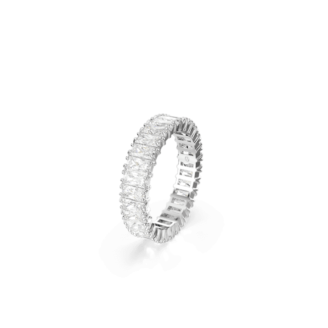Swarovski Matrix Ring Baguette cut White Silver-tone finish | Accessories | Fashion Jewellery | Ring | Women | Women Rings | Womens Swarovski Matrix Ring Baguette cut White Silver-tone finish | Accessories | Fashion Jewellery | Ring | Women | Women Rings | Womens